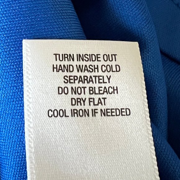 Beautiful! Like New Roz & Ali Royal Blue Off Shoulder Dress Size 2P - Picture 9 of 9